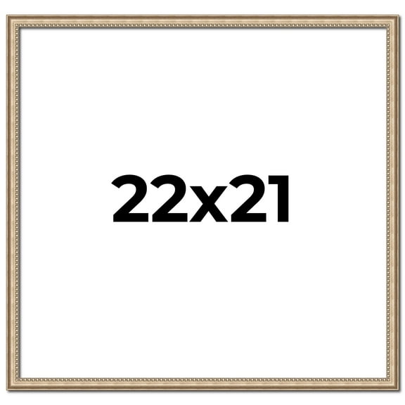 22x21 Frame Silver Real Wood Picture Frame Width 0.75 Inches | Interior Frame Depth 0.5 Inches |
