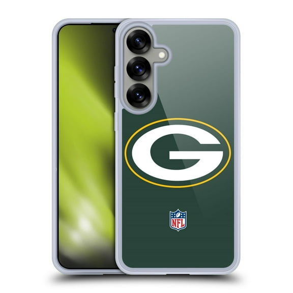Head Case Designs NFL Green Bay Packers Logo Plain Soft Gel Case for Samsung Galaxy S25