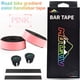 thumbnail image 3 of Bike Handlebar Wraps antideslizante Elástico Cinta autoadhesiva Ligero Peso Ligero Ciclismo Protección Cinturón Pink 2 Piezas / Caja Eigraketly OD003396-06B, 3 of 7