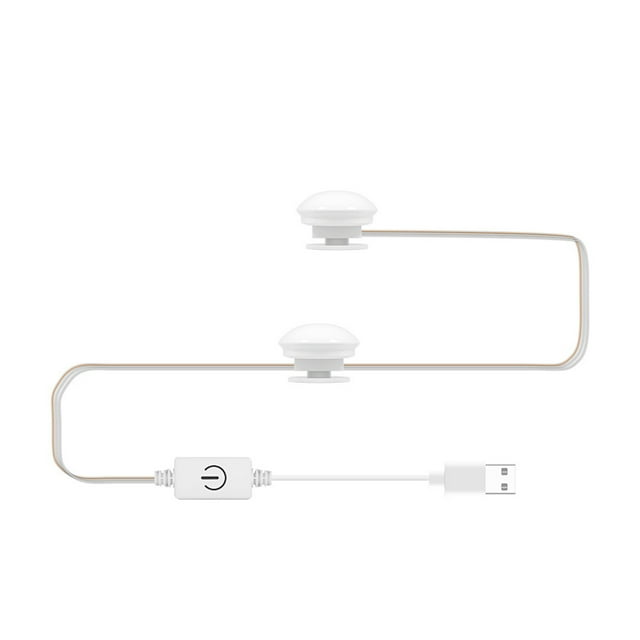 Mistaha Makeup Vanity Mirror Light Bulb Set with USB Touch Switch - Adjustable 3 Color Modes and Brightness, 2 Bulbs, 6 Bulbs, 10 Bulbs, 14 Bulbs Optional