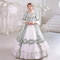 thumbnail image 4 of KEMAO Rococo Baroque Marie Antoinette Dresses 18th Century Renaissance Costumes Historical Period Dress Ball Gown, 4 of 4