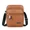 Light Brown, variant on Men's High Quality PU Leather Shoulder Bag Large Capacity Chest Bag Fashion Casual Solid Color Crossbody Bag