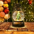 thumbnail image 6 of S SERENABLE Christmas Snow Globe Lantern Musical Home Decoration Xmas Decor Easy Hanging Xmas Music Box for Wedding Seasonal Girls Family Xmas Tree, 6 of 8