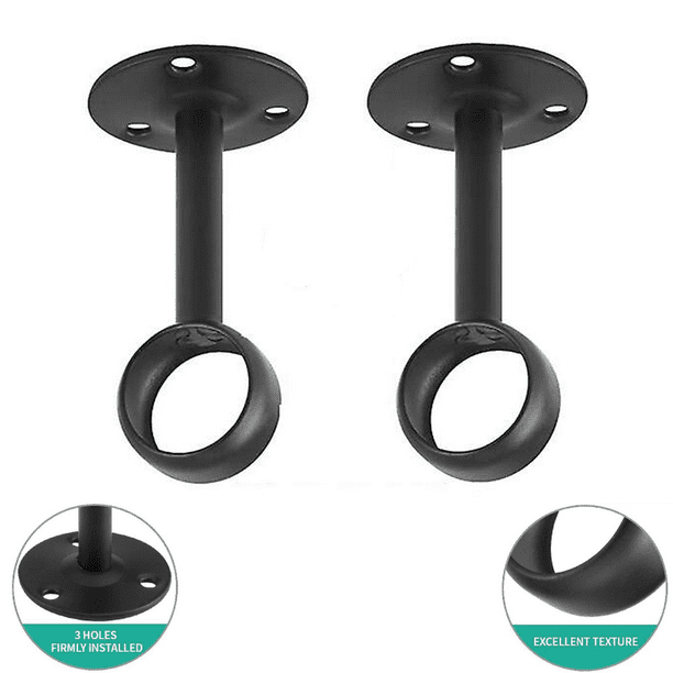 Curtain Rod Holder Compatible With Curtain Rod, Ceiling Bracket