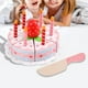 thumbnail image 4 of Juguete para tarta de cumpleaños de cocina, juguete para tartas, juguetes educativos tempranos, tarta de cumpleaños de fresa ños, niñas, Sunnimix Los niños fingen juguetes de pastel, 4 of 8