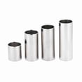 thumbnail image 2 of Set of 4 Stainless Steel Finger Slider Bars Guitar Slide Bar Stainless Steel Slider Tune Stick Metal Slides for Electric Acoustic Guitar Bass Medium String Instruments Accessories, 2 of 7