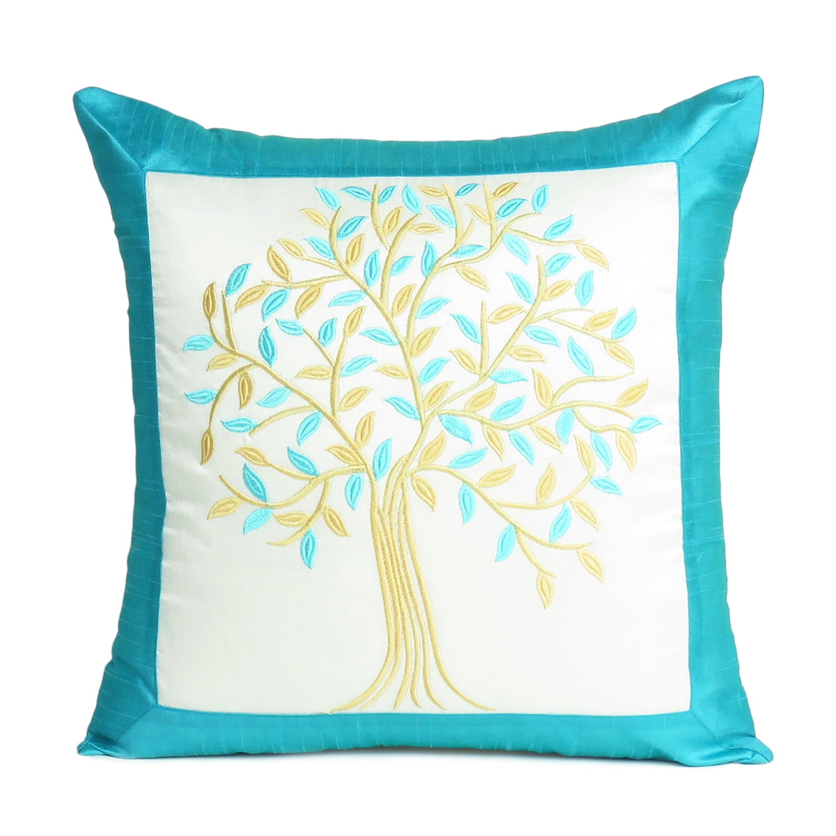 Turquoise Soft Throw Pillow Cushion Coses Outdoor patio and Garden ...
