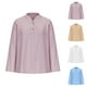 thumbnail image 1 of Camisetas para mujer,Cárdigan con capucha de invierno para mujer, suéter informal de poliéster con mangas cortas, largo medio para uso diario, sopatenor, 1 of 8