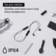 thumbnail image 4 of Auriculares intraurales inalámbricos Bluetooth Sony WI-C100 negros, 4 of 8