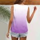 thumbnail image 5 of mfyjkho Camisetas Sin Mangas Para Gimnasio Para Mujer, Camiseta Sin Mangas Con Degradado De Color Para Mujer Tops Para Mujer L, 5 of 5