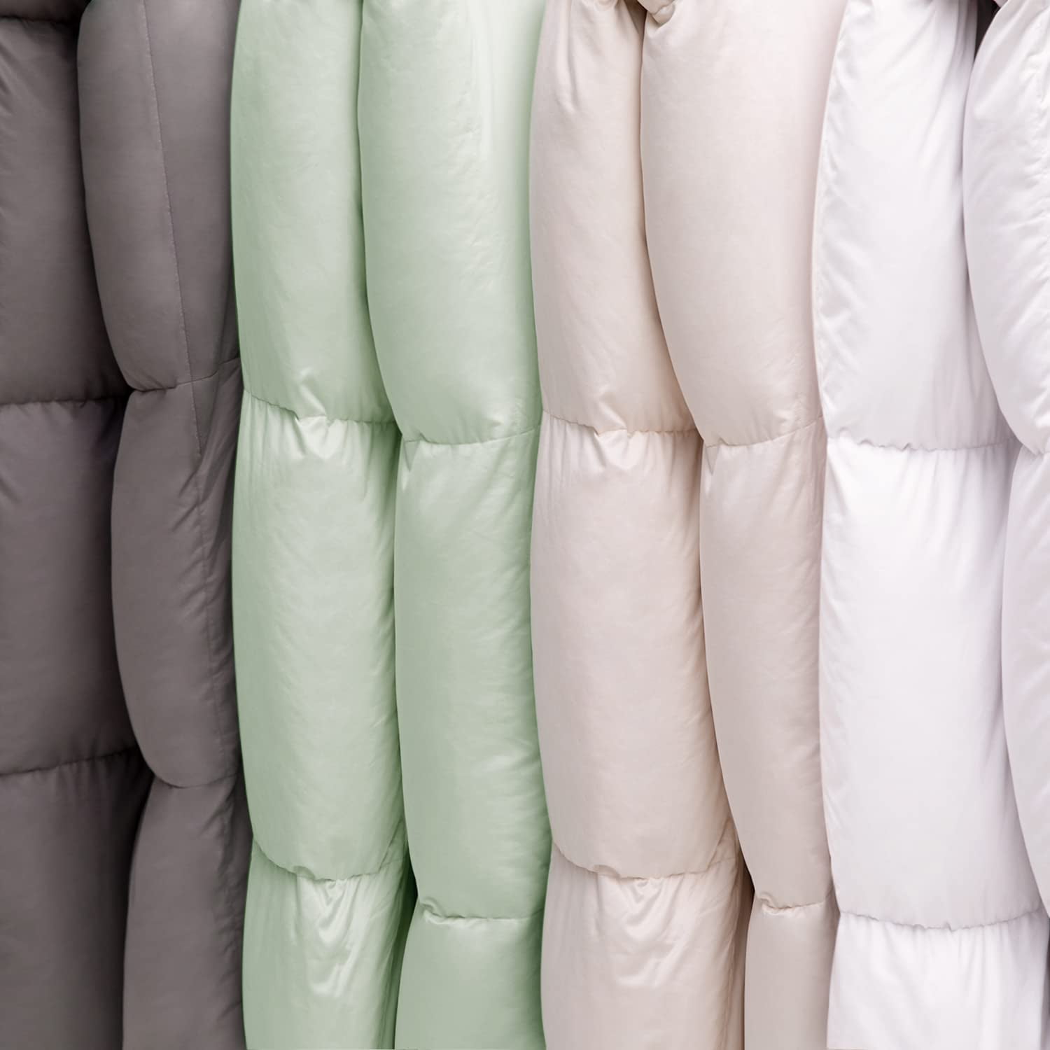 REWARDOWN Kapok Down Comforter King Size, Recycled White Down and Kapok Blended Filling Winter Duvet Insert for Difficulty Falling Asleep & Sleeping Lightly & Afraid of Cold Sleepers