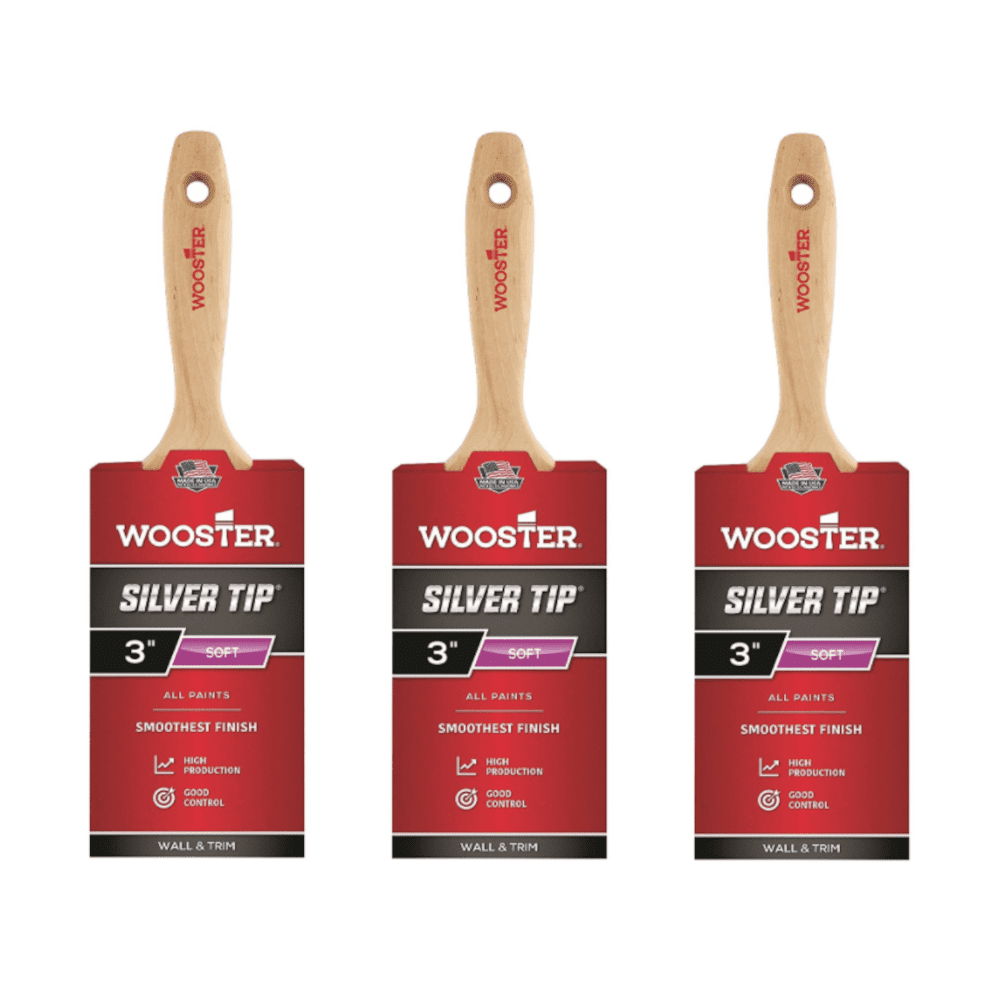 3 Wooster Brush 5222 3Inch Wall Brush Natural