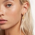 thumbnail image 3 of GDCOIN Cross Earrings 14K Gold Plated Simple Religious Jewelry for Women, 3 of 9