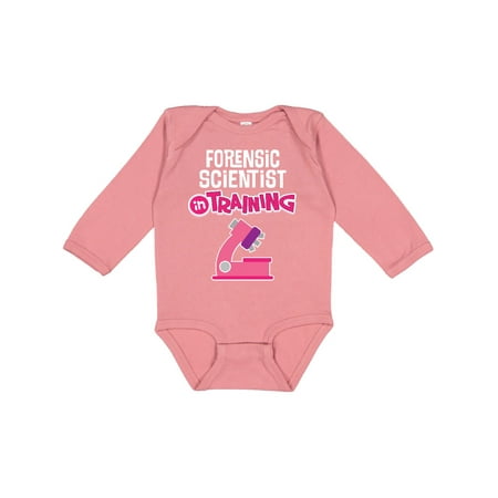 

Inktastic Future Forensic Scientist In Training Gift Baby Girl Long Sleeve Bodysuit