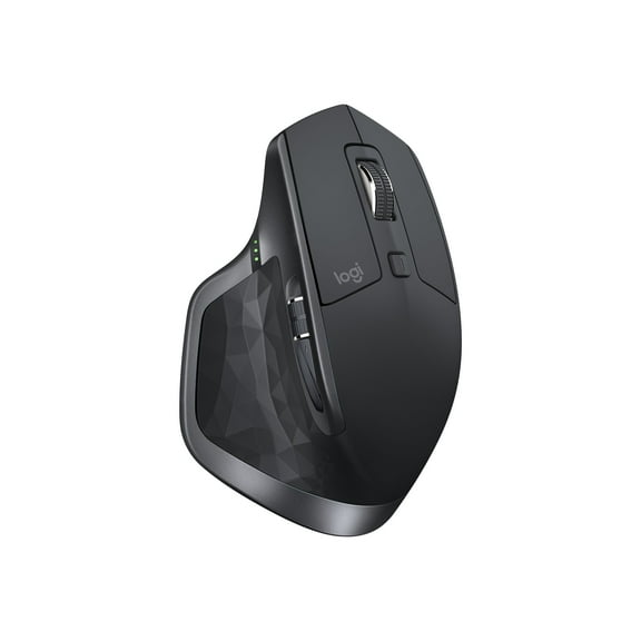 Logitech MX Master 2S - Mouse - laser - 7 buttons - wireless - 2.4 GHz, Bluetooth - USB Logitech Unifying receiver - graphite
