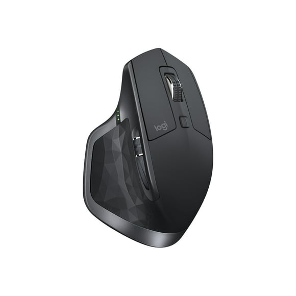 Logitech MX Master 2S - Mouse - laser - 7 buttons - wireless - Bluetooth, 2.4 GHz - Logitech Unifying receiver - graphite