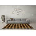 thumbnail image 3 of Ahgly Company Indoor Rectangle Abstract Brown Modern Area Rugs, 8' x 12', 3 of 4