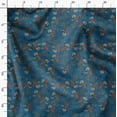 thumbnail image 3 of Soimoi Blue Fabric - By the Yard - 54 Inch Wide - Florals Print Fabric - Elegant and Timeless Patterns for Fashion and Home Decor Printed Fabric, 3 of 6