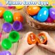 thumbnail image 3 of Huevos de Pascua de plástico V-Opitos de 8 cm, 36 unidades, rellenables a granel con bisagra, 3 of 7