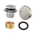 thumbnail image 2 of deevoka Bathtub Drain Tip Anti Clogging Tub Drain Trim Set for Bedroom Bathroom Sink Brushed, 2 of 9