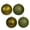 Gold, variant on Vickerman 3" Olive 4-Finish Ball Ornament Assortment, 16 per Box