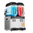 thumbnail image 4 of Yardi Yarda 12Lx2 Tank Commercial Slushy Machine Margarita Smoothie Frozen Drink Maker, Drink Maker with 2 Tanks Independent Settings for Various Drinks, Silver, 4 of 11