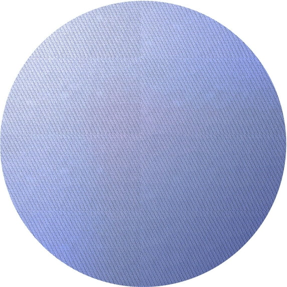 Ahgly Company Indoor Round Patterned Jeans Blue Area Rugs, 5' Round
