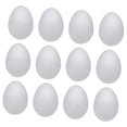 thumbnail image 3 of Huevos de Pascua de espuma, versátiles, lisos, para pintar, para rellenar cestas, hechos a mano 12 piezas de 12 cm, 3 of 9