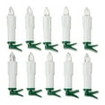 thumbnail image 4 of 10 Count Battery-Operated White Cordless LED Clip Christmas Candles Ornament with Remote, by Holiday Time, 4 of 7