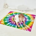 thumbnail image 2 of Rainbow Tie Dye Mandala Pattern Blanket,Comfortable Soft Flannel Throw Blanket,All Season,Warm Lightweight Blankets for Sofa Bed Couch Living Room Chair,30"x40", 2 of 4