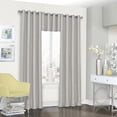 thumbnail image 3 of Eclipse Presto Grommet Thermalayer Blackout 52 x 95 Curtain Panel in Grey, 3 of 3
