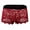 Red, variant on GHSOHS Mens Underwear Mesh Lace Boyshort Transparent Low Rise Short Leg Boxers for Men Valentines Day Briefs Underpants L