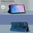 thumbnail image 5 of S10 Phone Case Wallet,for Galaxy S10 Case,[Card Holder Slots][Wrist Strap][Stand Function] TPU Interior Protective PU Leather Phone 2023 Flip Cases Cover for Samsung Galaxy S10 6.1 Inch (Blue), 5 of 14