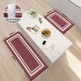 thumbnail image 6 of JAATOP Non-Slip Kitchen Mats, Absorbent Floor Mat Set of 2, Washable Floor Mat for Kitchen, 24"x 36"+ 24"x 60", Red, 6 of 8