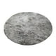 thumbnail image 1 of Fiudx Alfombra Redonda Teñida, Suave Lana Sintética, Diseño Cómodo y Acogedor, Ideal para Sala de Estar o Dormitorio, Fácil de Limpiar, Multiusos, Tamaño 60 Cm., 1 of 4