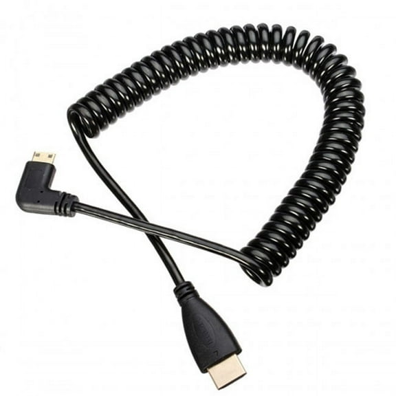 Chenyang CY 90 Degree right angled Type Mini HDMI Male to HDMI Male stretch Cable 4ft Cable