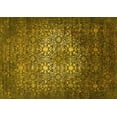 thumbnail image 1 of Ahgly Company Machine Washable Indoor Rectangle Oriental Yellow Industrial Area Rugs, 8' x 10', 1 of 4