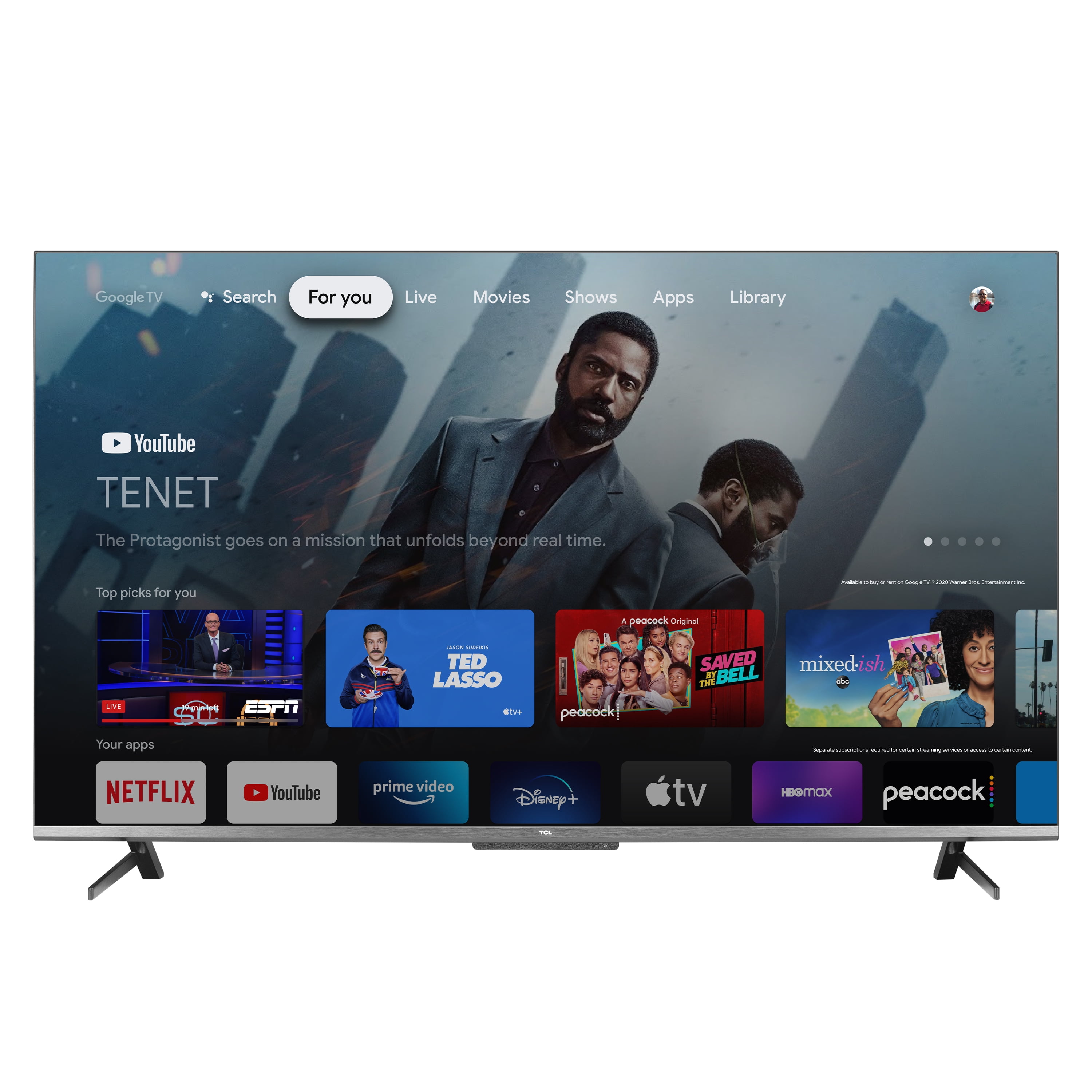 TCL c646 75型 TCL C646 4K量子ドット液晶テレビ