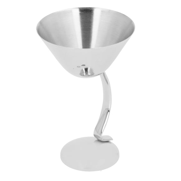 Copa De Cóctel De Acero Inoxidable Suministros De Barra De 150 Ml Copa De Martini De Acero Inoxidable Hermosa Para Restaurantes Para Fiestas De Cumpleaños ANGGREK Otros