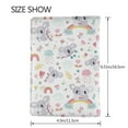 thumbnail image 3 of Pofeuu Cute Koala Print Travel Document Organizer Passport Holder Men Women for Family (6.5 in x 4.5 in),Wallet Holder Credit Card Clutch Bag Case, 3 of 5