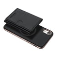 thumbnail image 3 of Allytechgroup Wallet Case for iPhone XR, RFID Blocking PU Leather Stand Phone Shell with Credit Card Slot Shockproof Protective Back Cover for iPhone XR Women Men, Black, 3 of 7