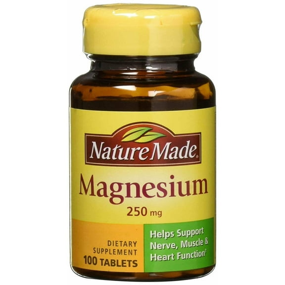 Nature Made Magnesium Supplement, Support Heart Function, 100ct, 4-Pack