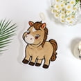thumbnail image 4 of Accesorios de baño Toallas colgantes con forma de caballito Paños de limpieza para cocina y baño Toallas pequeñas para el hogar Productos con temática del Año de los Caballos Toallas de poliéster, 4 of 6