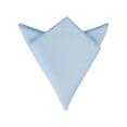thumbnail image 1 of INSPIRE CHIC Men's Cotton Handkerchiefs Solid Color Pocket Square for Men Light Blue One Size, 1 of 4