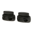 thumbnail image 1 of 2x Tapón de bloqueo del cordón de abrazadera de hebil de 2 agujeros para bolsa del bolso de de los zapatos Sunnimix Hebilla, 1 of 6