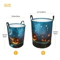 thumbnail image 5 of Easygdp Spooky Halloween Large Dirty Clothes Hamper, Lightweight Storage Basket, Household Laundry Bag with Handle -, 5 of 8