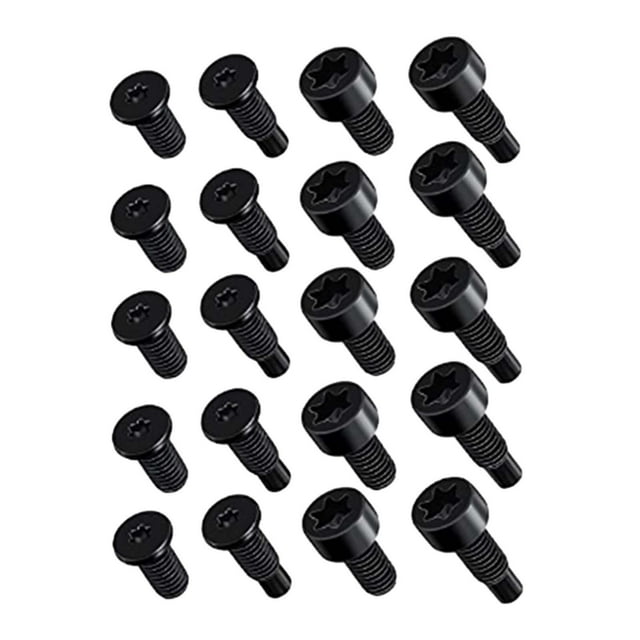 Juego de Repuesto de Tornillos para Timbre Shamjiam 20 Piezas Acero al Carbono