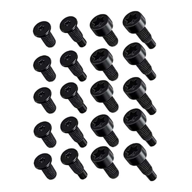 Juego de tornillos de seguridad para timbre con vídeo, cuatro tipos diferentes de piezas de repuesto, 20 piezas