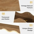thumbnail image 6 of Finmind 63 Inches Farmhouse Console Table with Storage, Couch Table Behind Sofa, 6 of 7