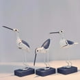 thumbnail image 4 of 3 piezas gaviota Yotijar centro corativo Adorno de concha náutica, 4 of 7